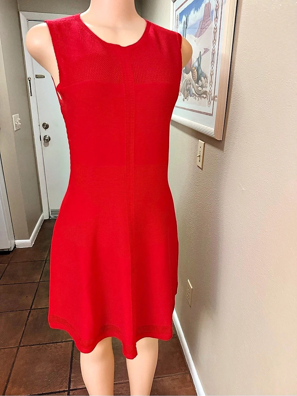 Armani Exchange Red Mini Dress Size Medium